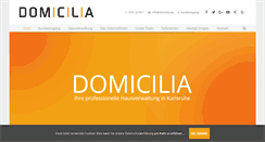 Desktop Screenshot of domicilia.de